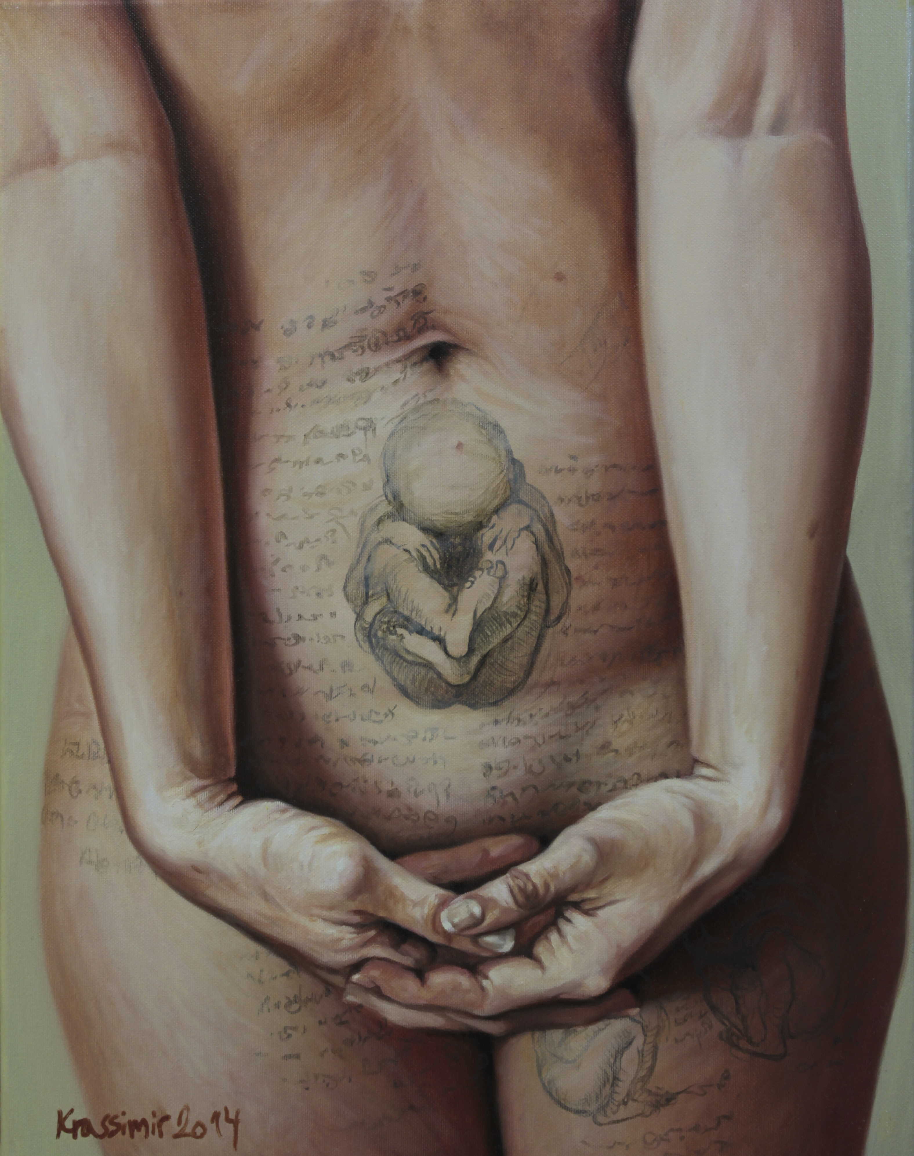 Anita, Öl auf Leinwand, 40x50