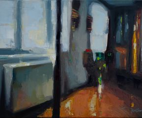 Silent city #13, Oil on canvas, 50x70 cm