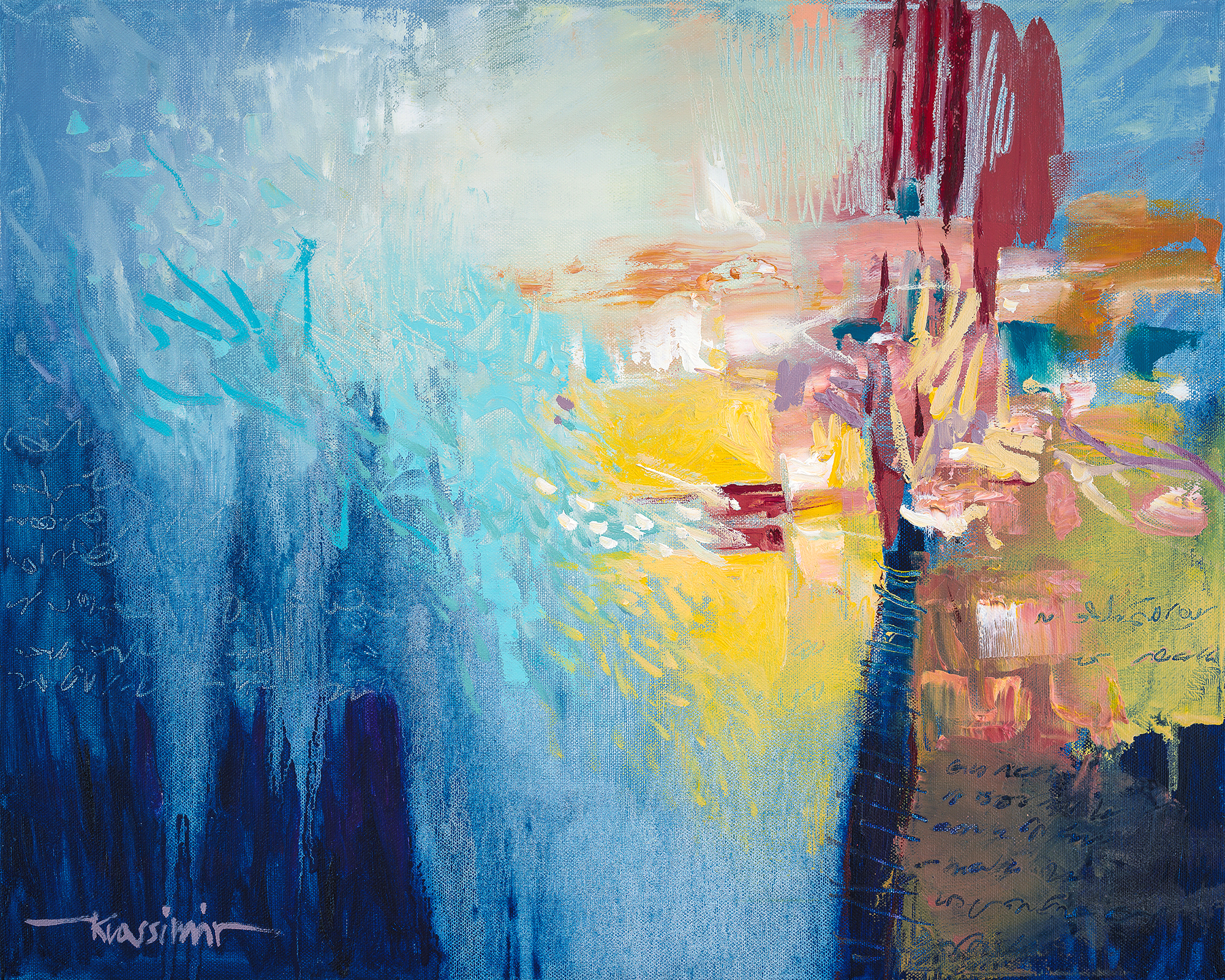 Soulscape #6, Öl auf Leinwand, 40x50cm, Krassimir Kolev 2020
