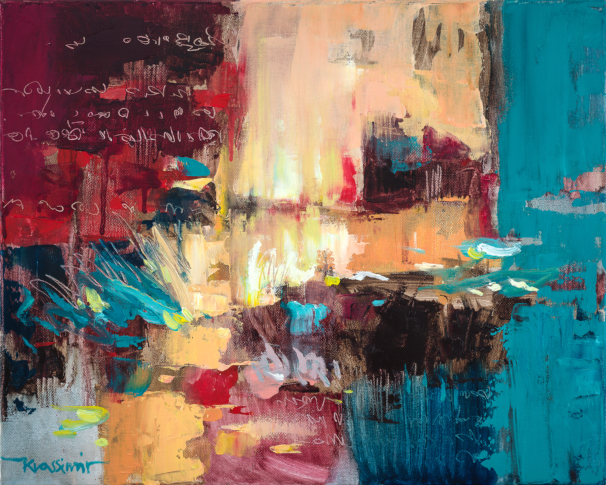 Soulscape #2, Öl auf Leinwand, 40x50cm, Krassimir Kolev 2020
