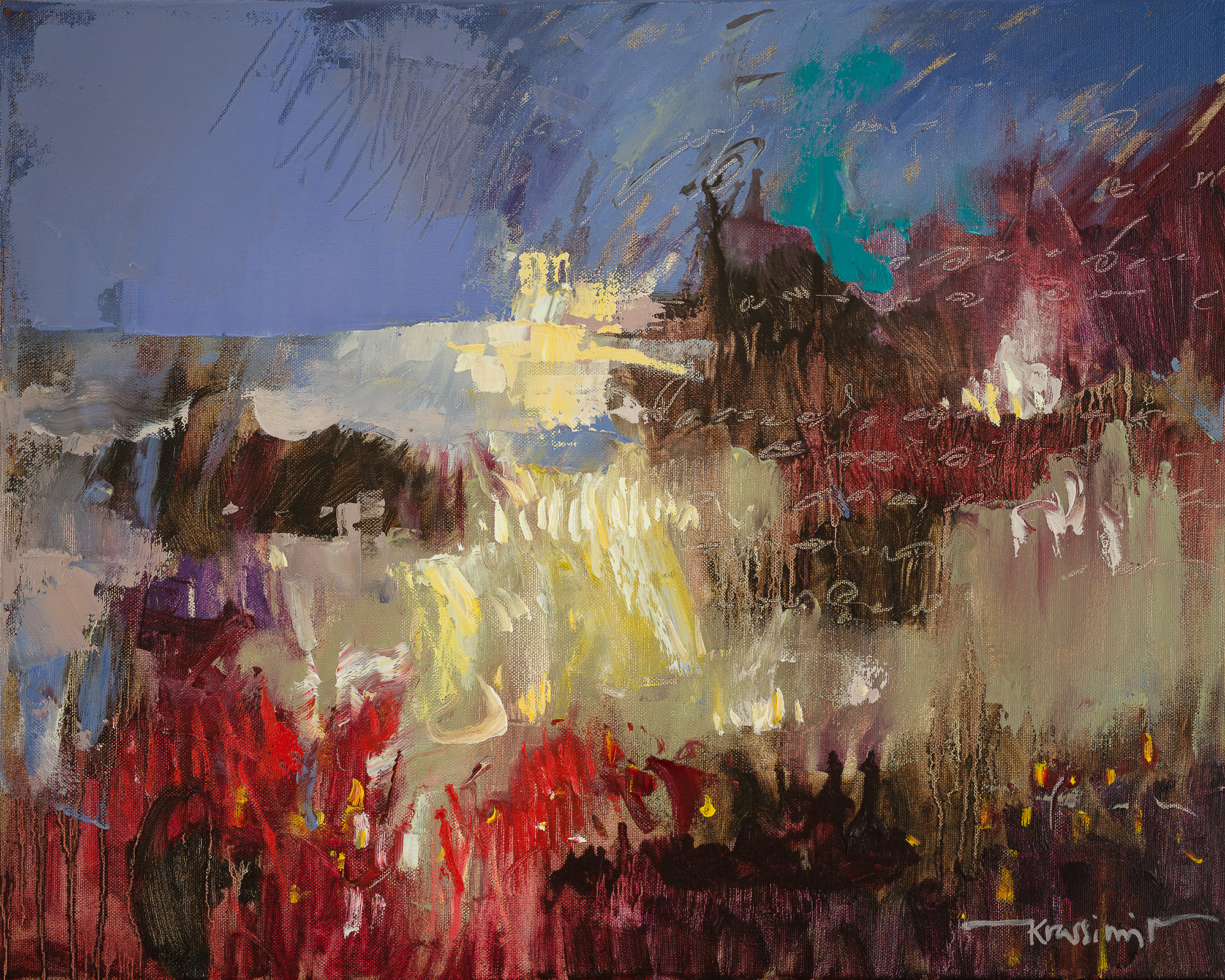 Soulscape #4, Öl auf Leinwand, 40x50cm, Krassimir Kolev 2020