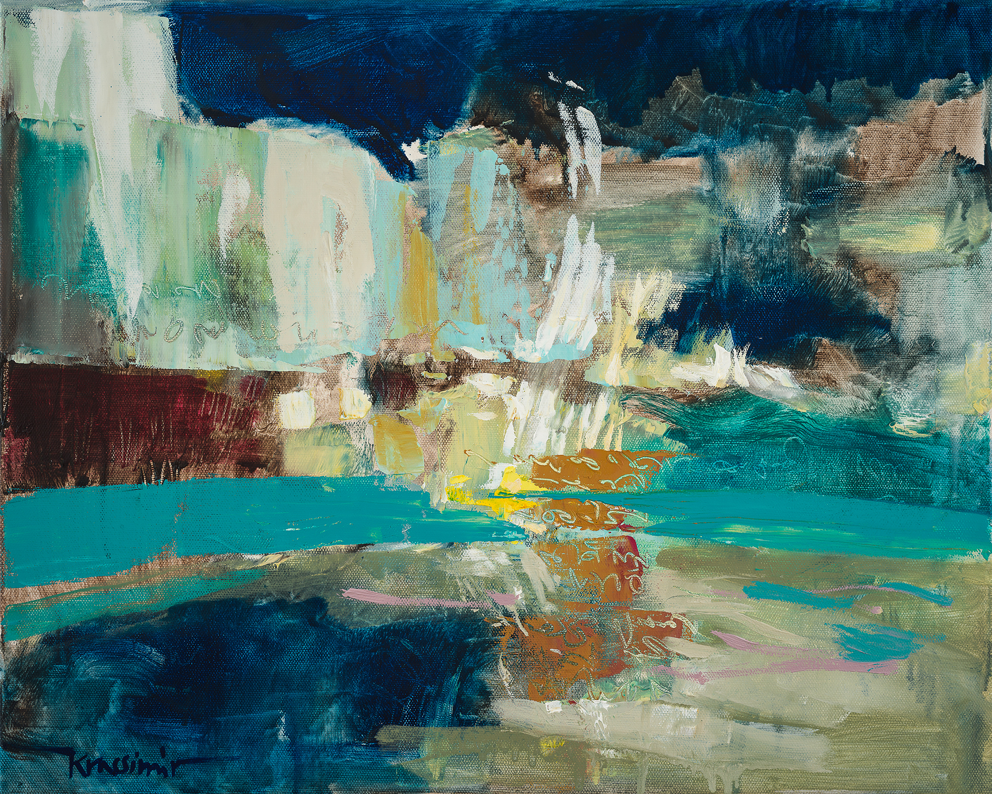 Soulscape #9, Öl auf Leinwand, 40x50cm, Krassimir Kolev 2020