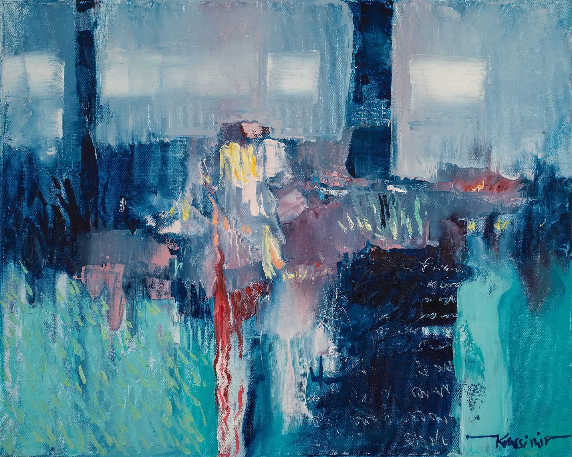 Soulscape #8, Öl auf Leinwand, 40x50cm, Krassimir Kolev 2020