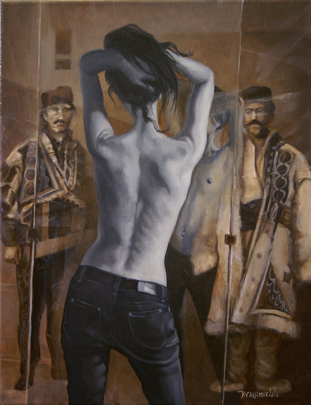Maya, Öl auf Leinwand, 60x50 cm
