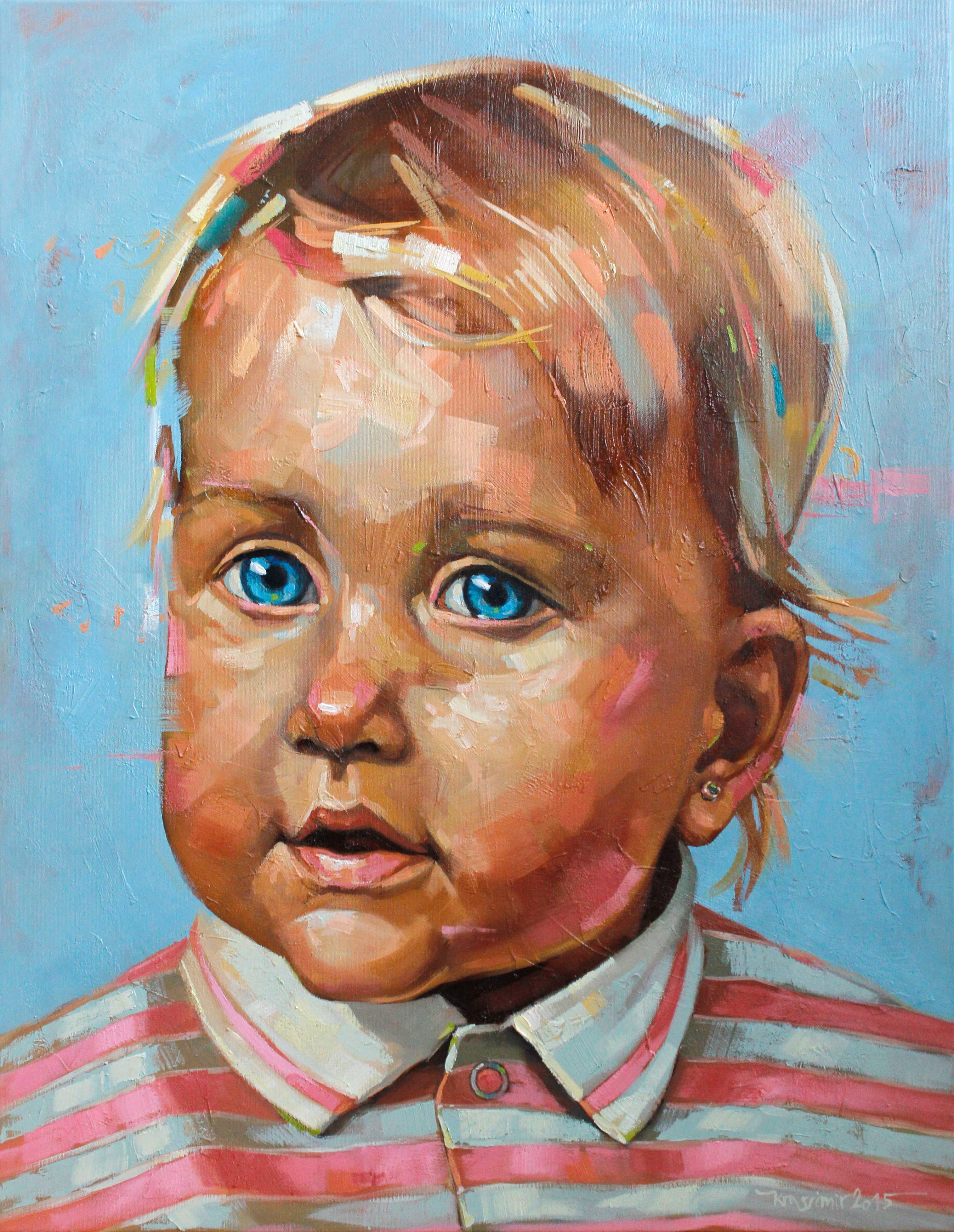 Katharina, Öl auf Leinwand, 80x60cm