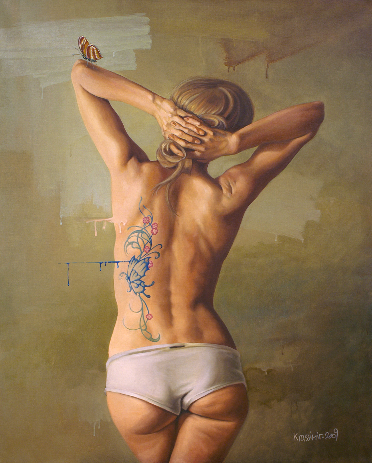 Rebecca, Öl auf Leinwand, 120x90 cm