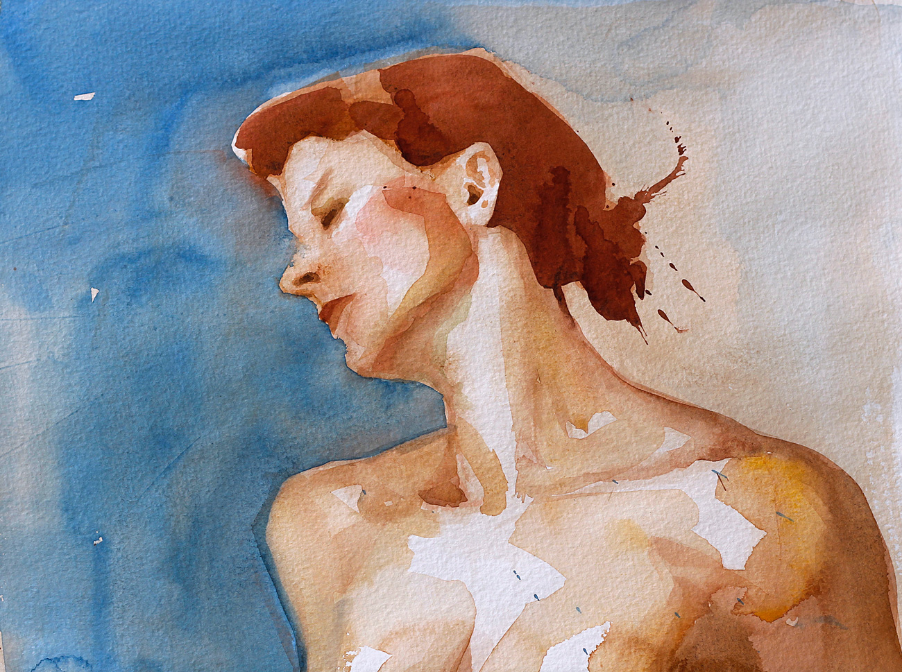 Cecille, Aqwarelle, 24x32 cm