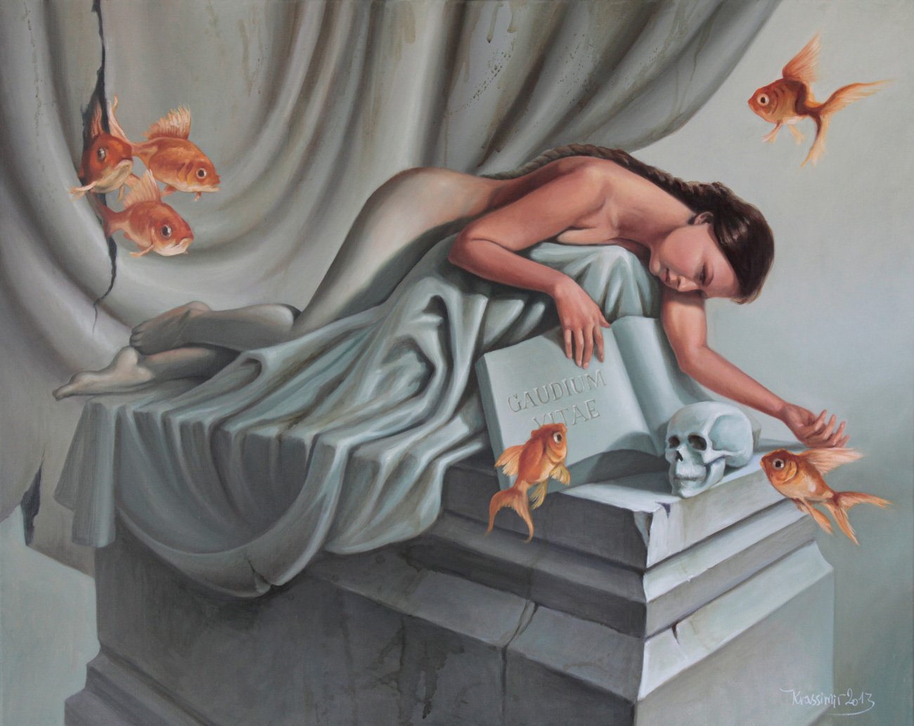 Anna, Öl aif Leinwand, 80x100 cm