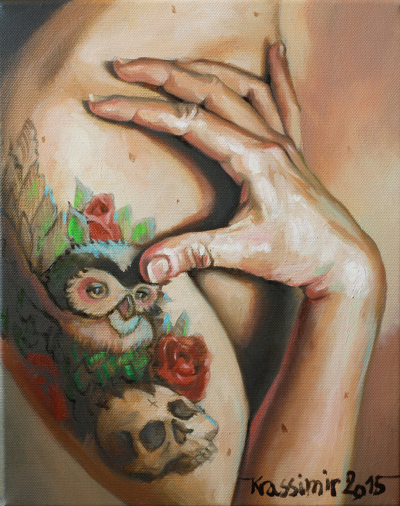 Sandra, Öl auf Leinwand, 40x30 cm
