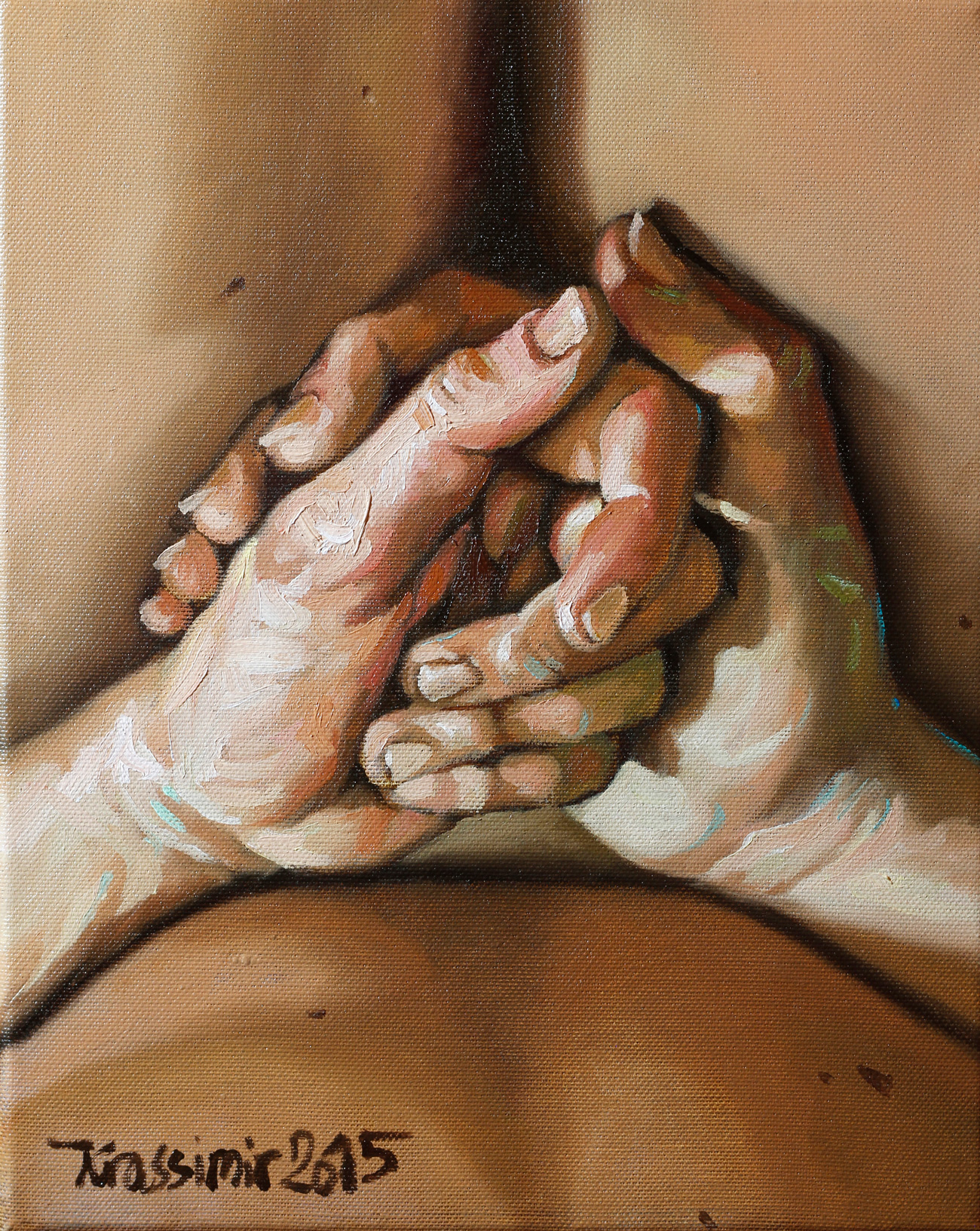 Sandra, Öl auf Leinwand, 40x30 cm
