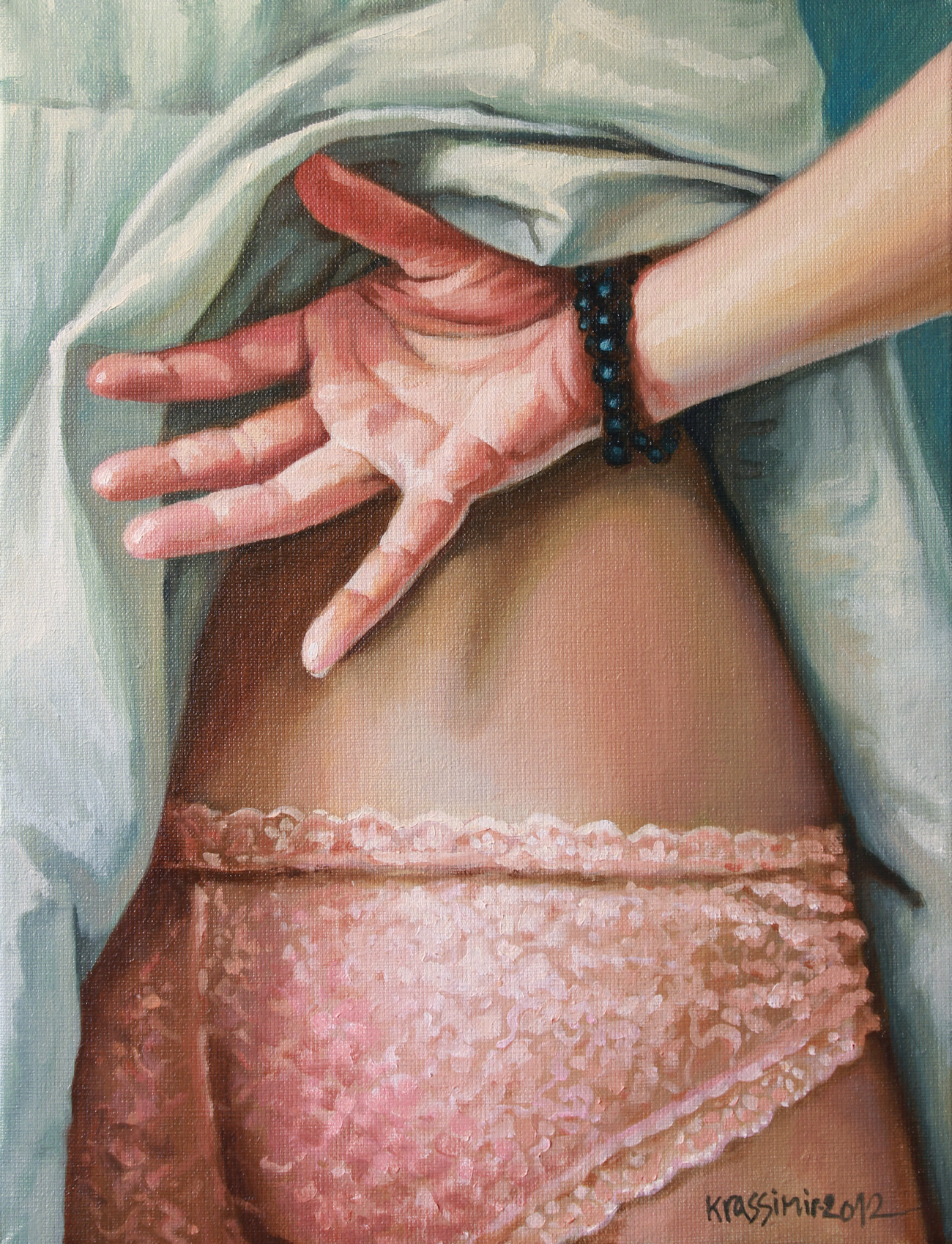 Linda, Öl auf Leinwand, 37x27 cm