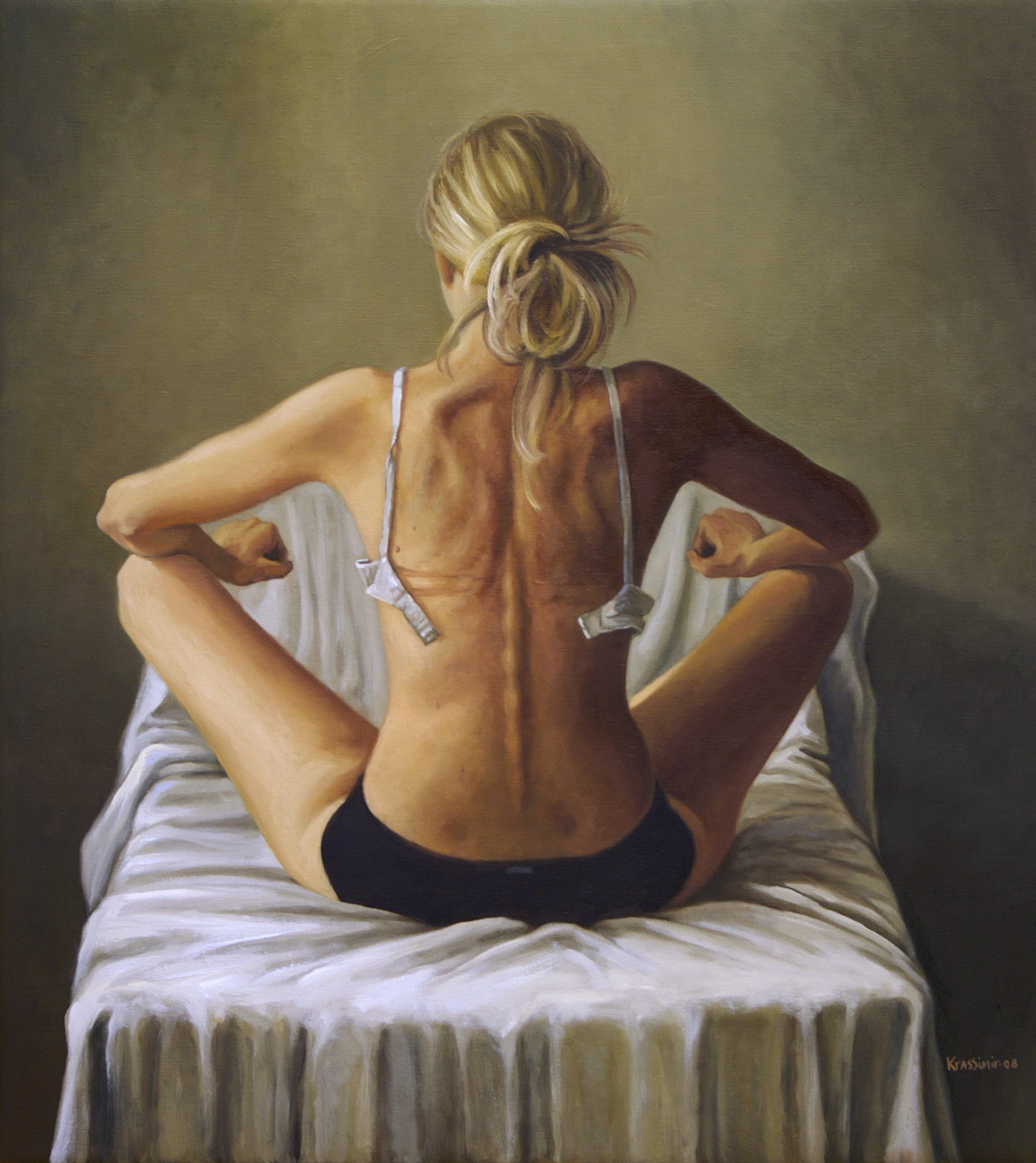 Rebecca, Öl auf Leinwand, 80x70 cm