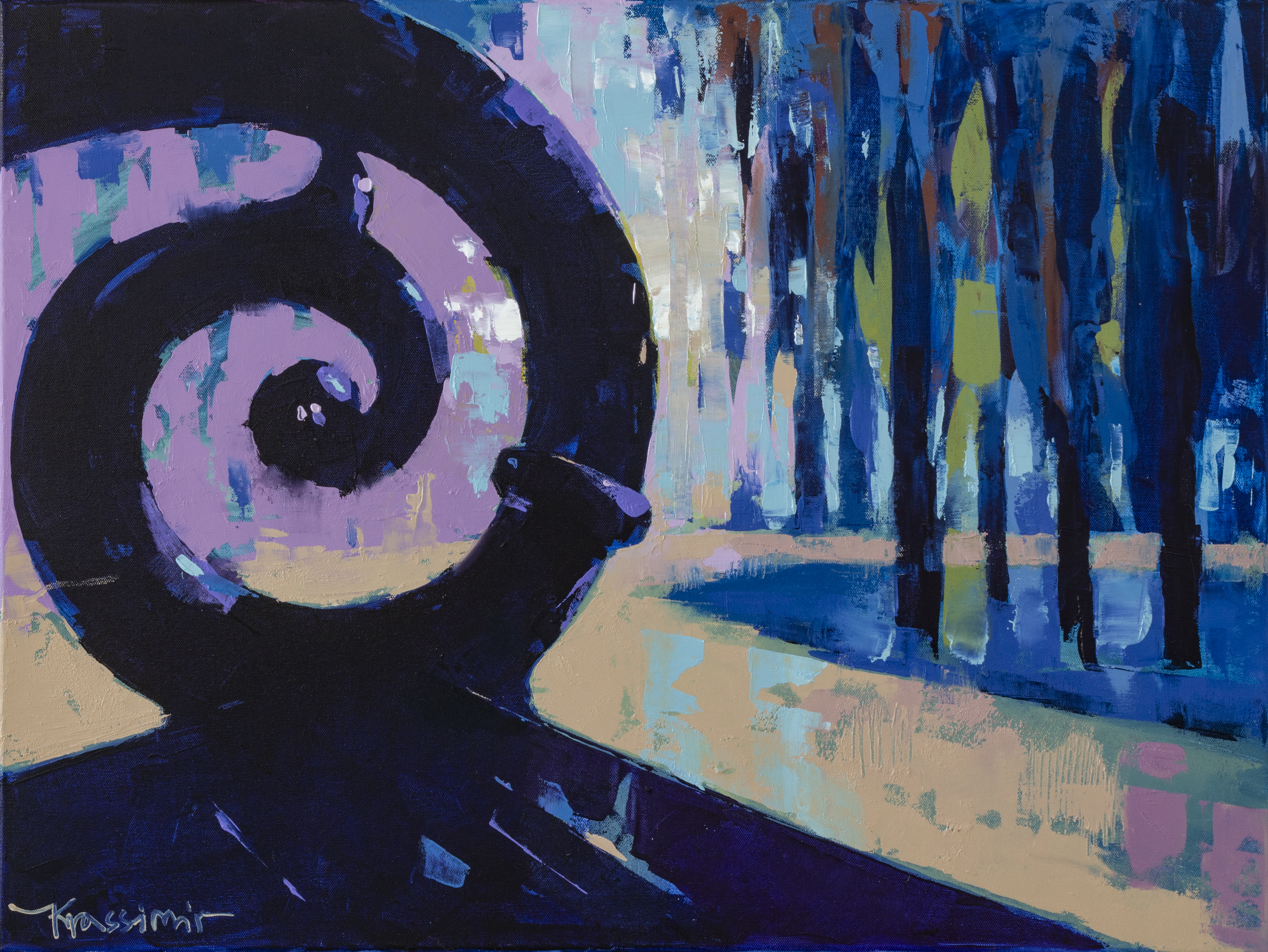 Kreislauf der Natur, Öl auf Leinwand 60x80 cm, 2018