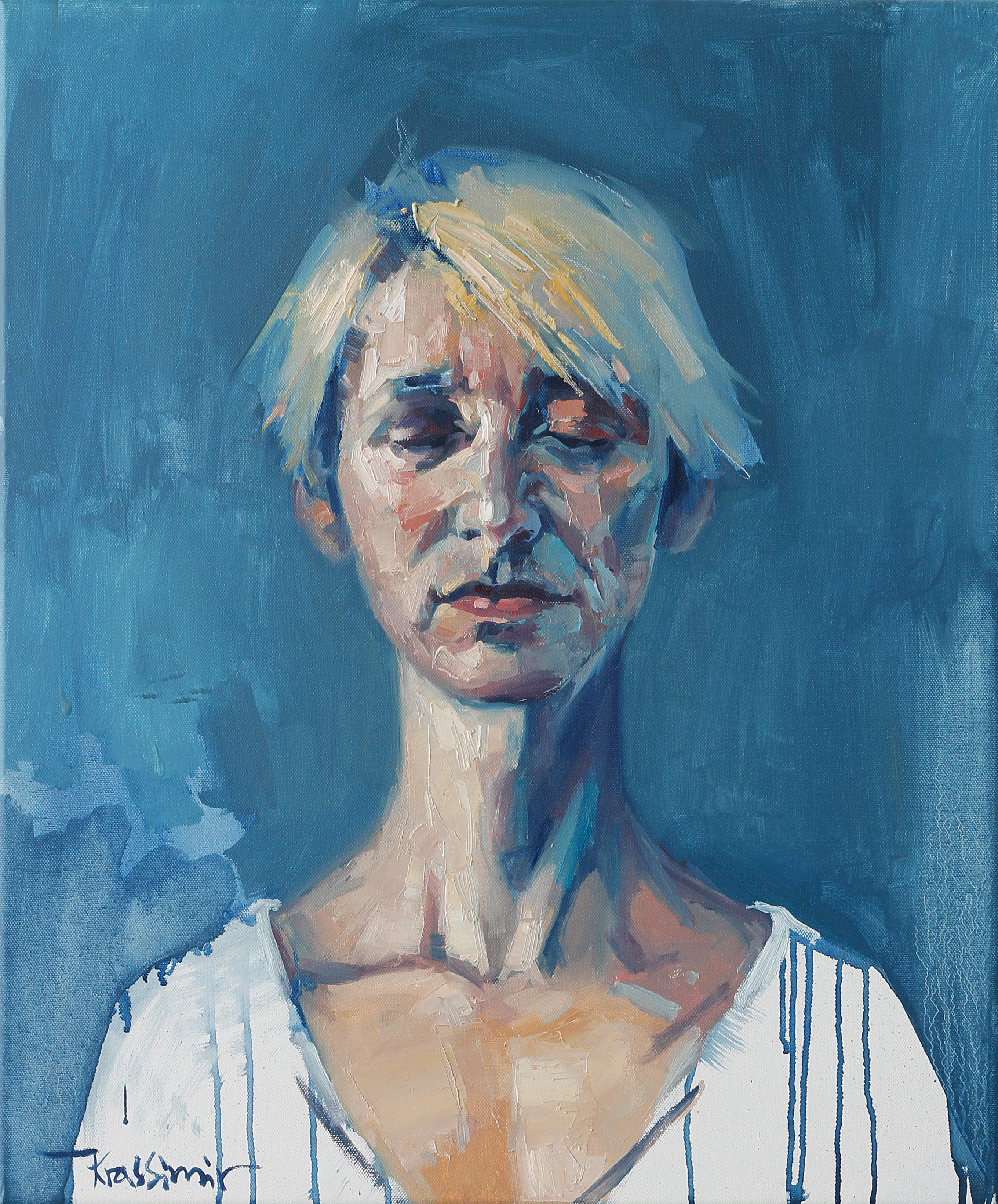 Maria, Öl aud Leinwand, 60x50 cm