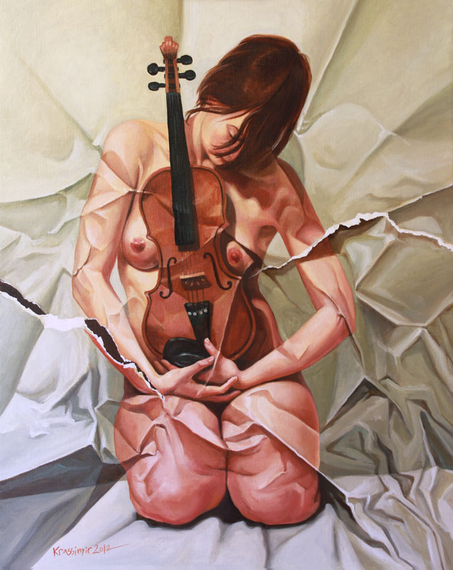 Julia, Öl auf Leinwand, 81x65 cm