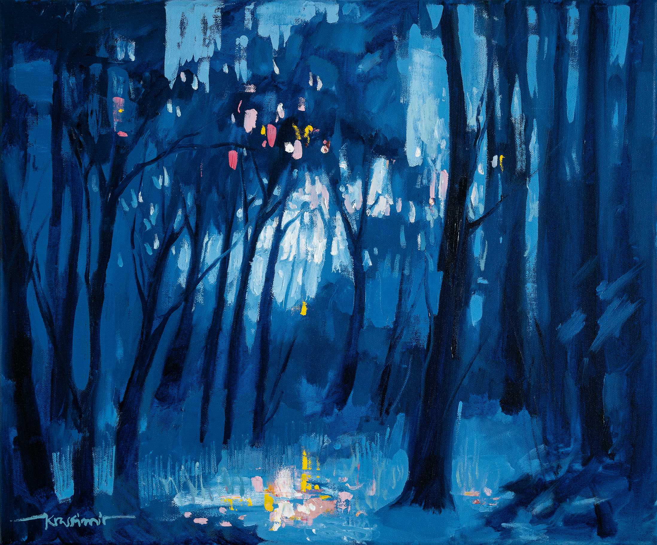 Secrets of the woods # 17, 50x60, Krassimir Kolev 2023