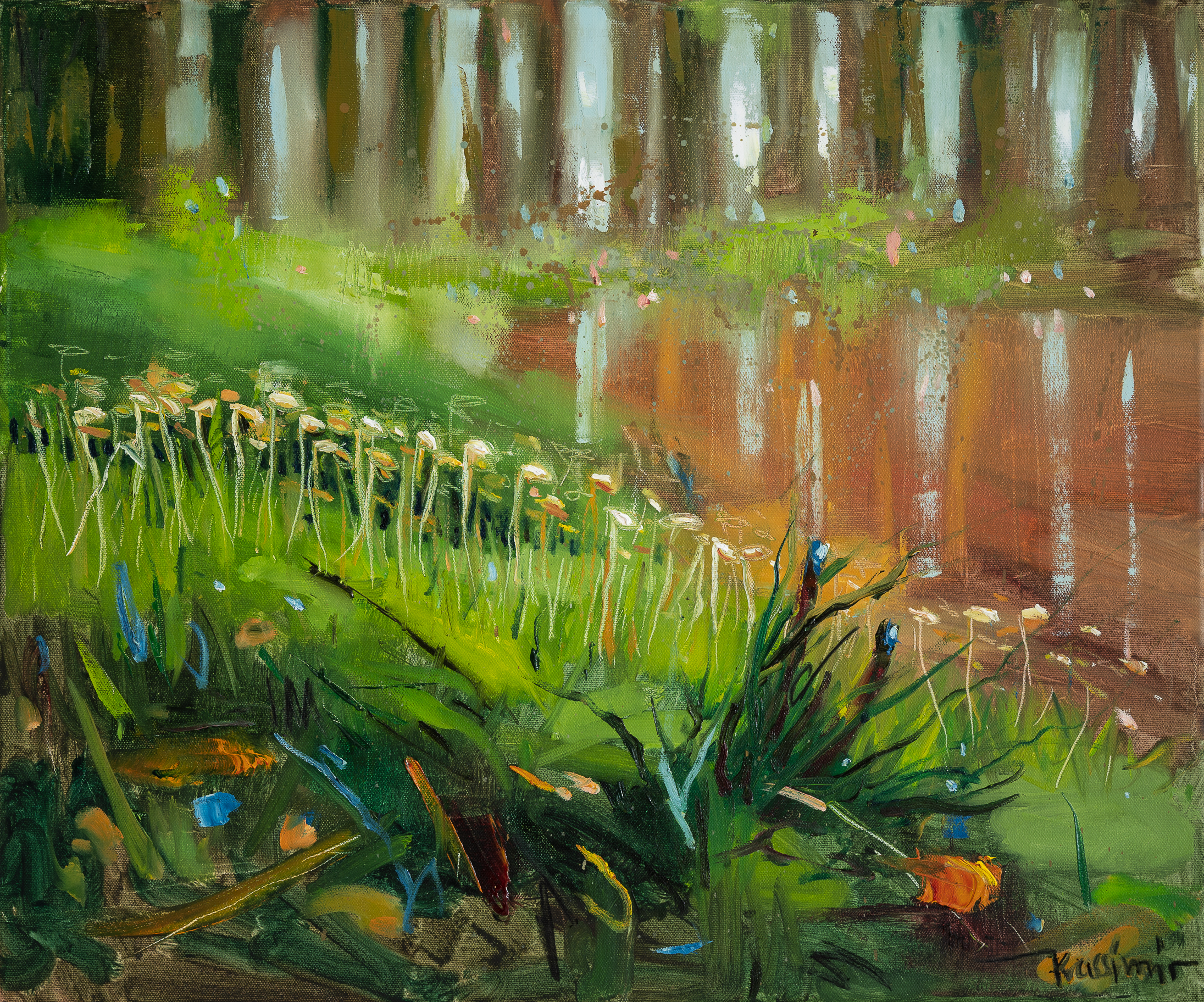 Secrets of the woods # 18, 50x60cm, Krassimir Kolev 2022