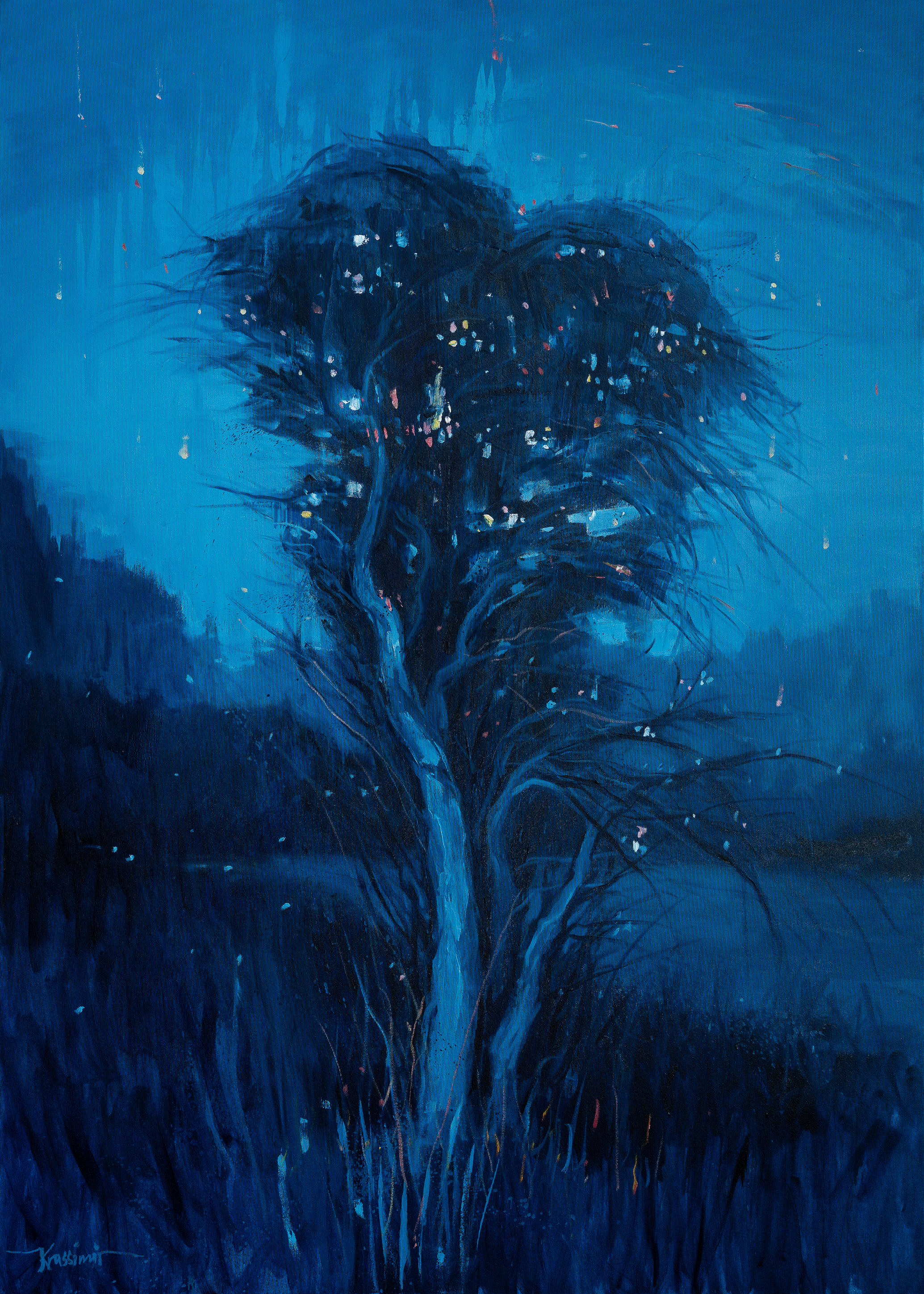 Secrets of the woods # 20, 140x100cm, Krassimir Kolev 2022