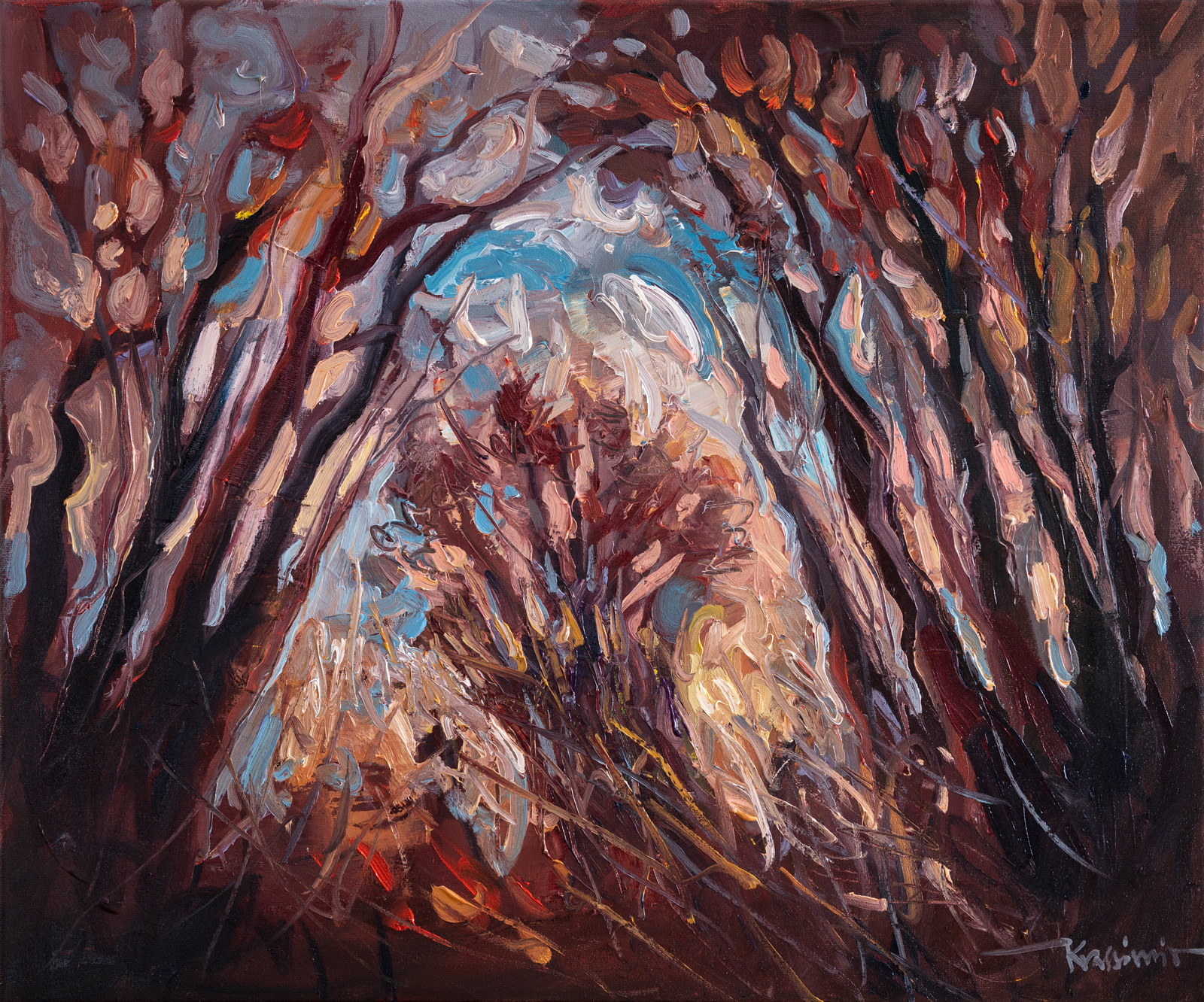 Secrets of the woods # 02, 40x50cm, Krassimir Kolev 2022
