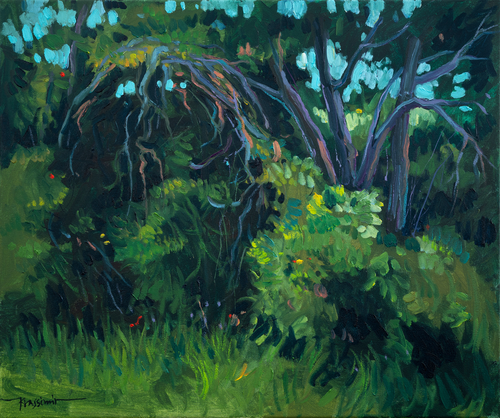Secrets of the woods # 03, 40x50cm, Krassimir Kolev 2022