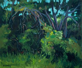 Secrets of the woods # 03, 40x50cm, oil on canvas