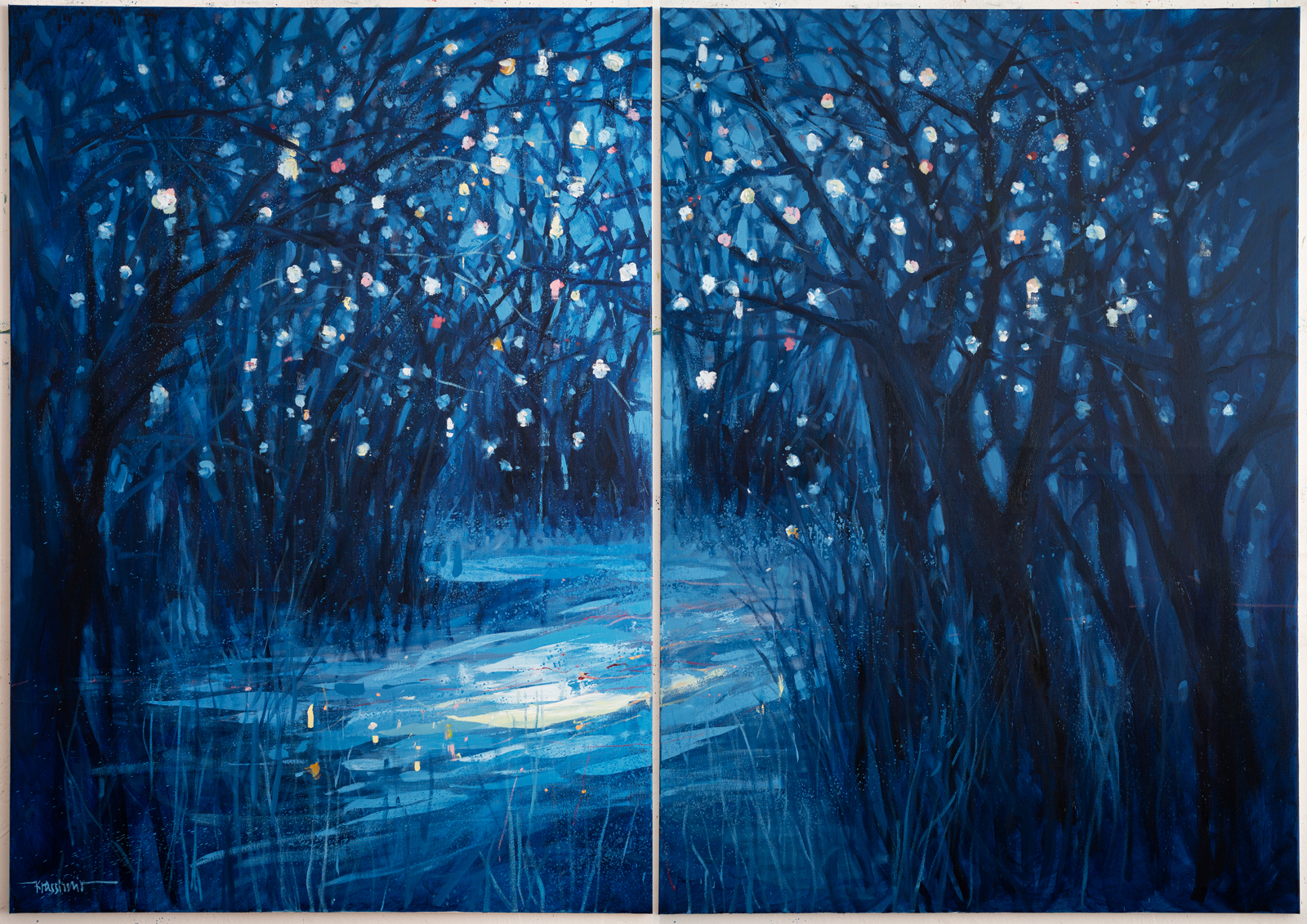 Secrets of the woods # 06, 140x200cm, Krassimir Kolev 2022