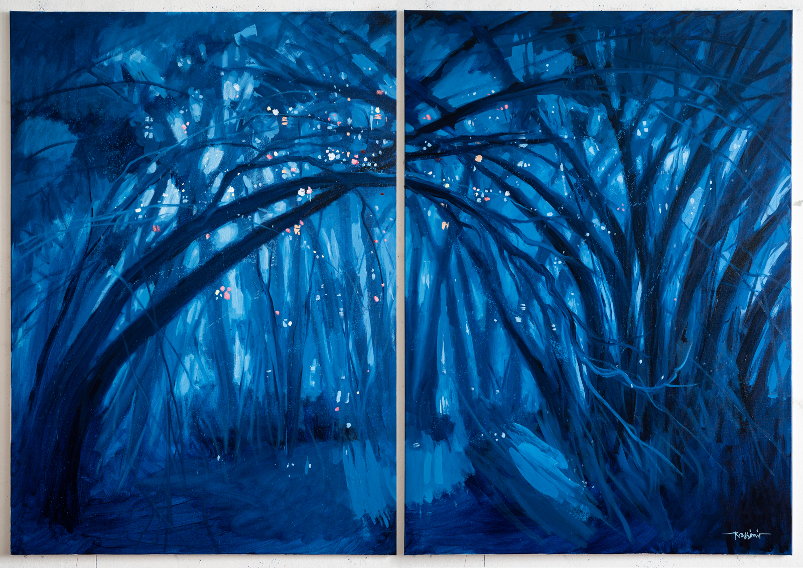 Secrets of the woods # 07, 140x200cm, Krassimir Kolev 2022