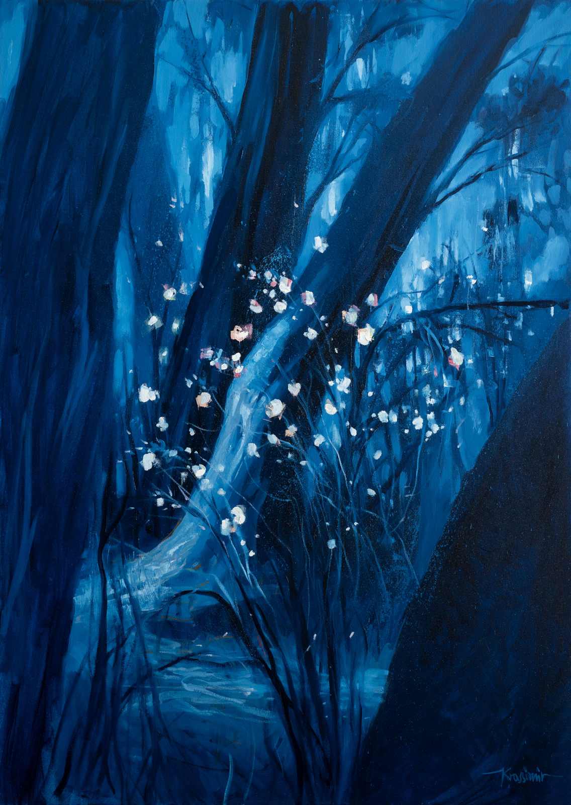 Secrets of the woods # 08, 140x100cm, Krassimir Kolev 2022