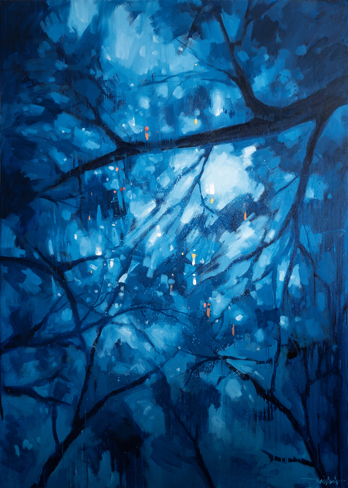Secrets of the woods # 11, 140x100cm, Krassimir Kolev 2022