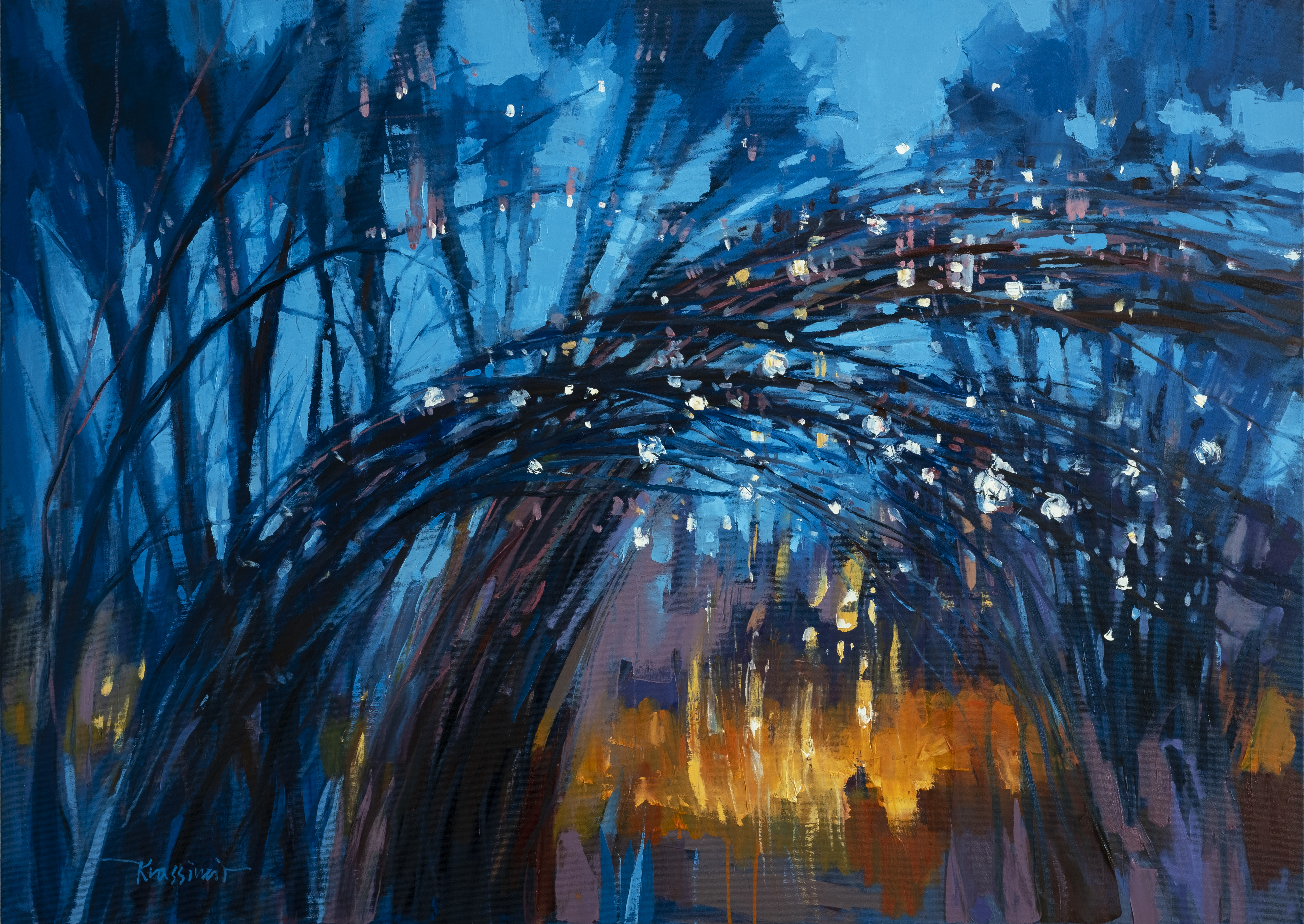 Secrets of the woods # 21, 100x140cm, Krassimir Kolev 2022