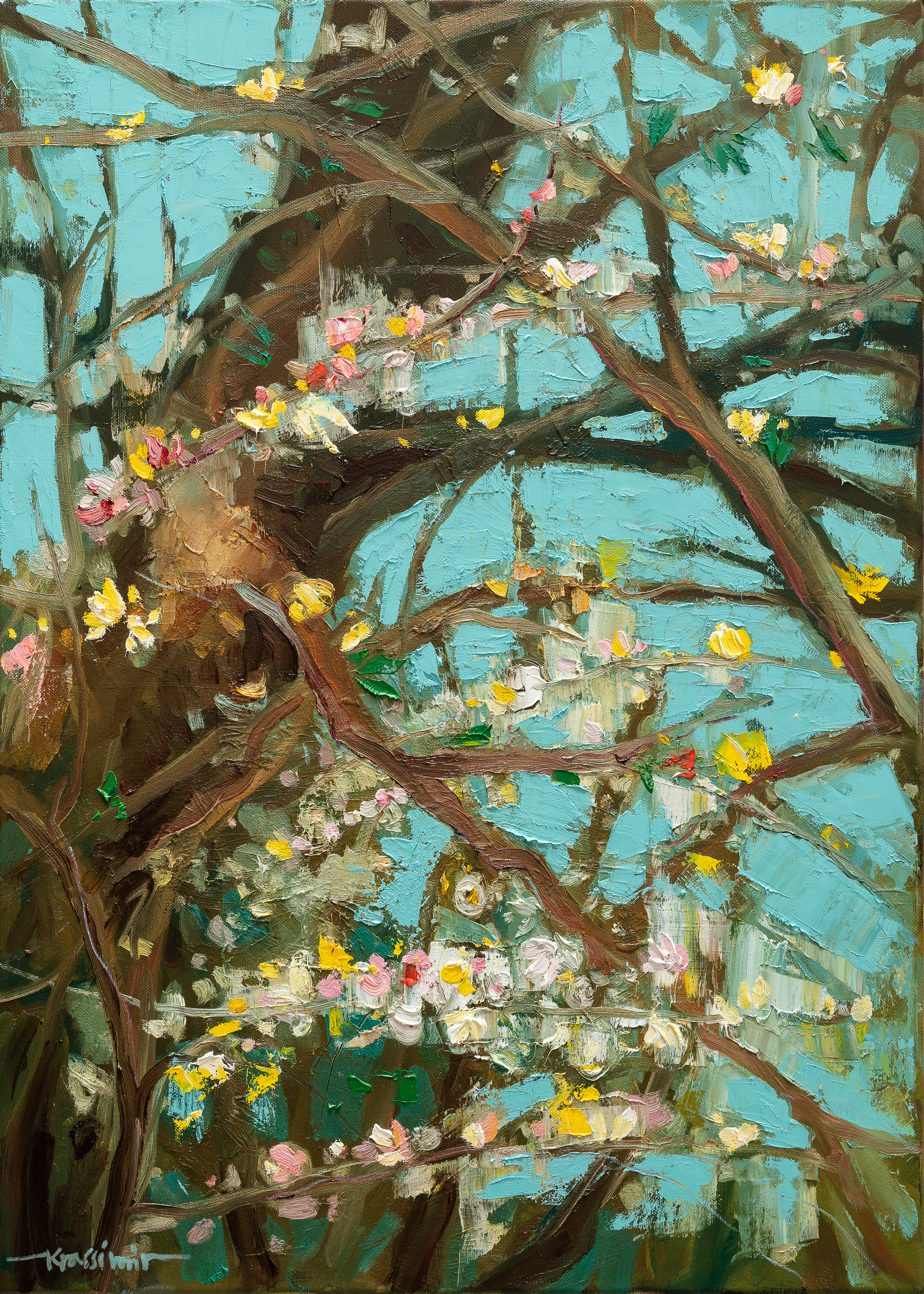 Secrets of the woods # 22, 70x50cm, Krassimir Kolev 2023