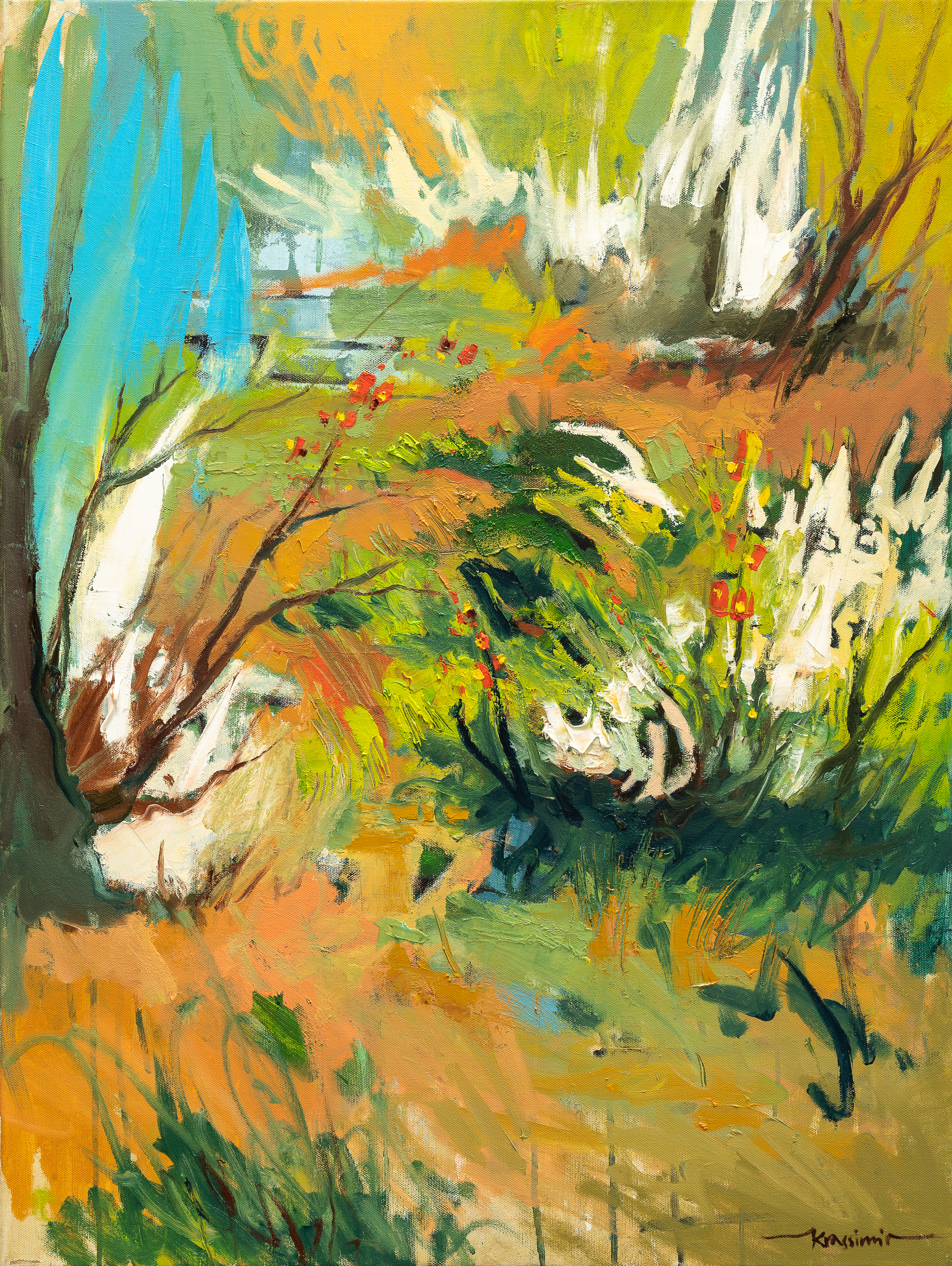Secrets of the woods # 24, 80x60cm, Krassimir Kolev 2023