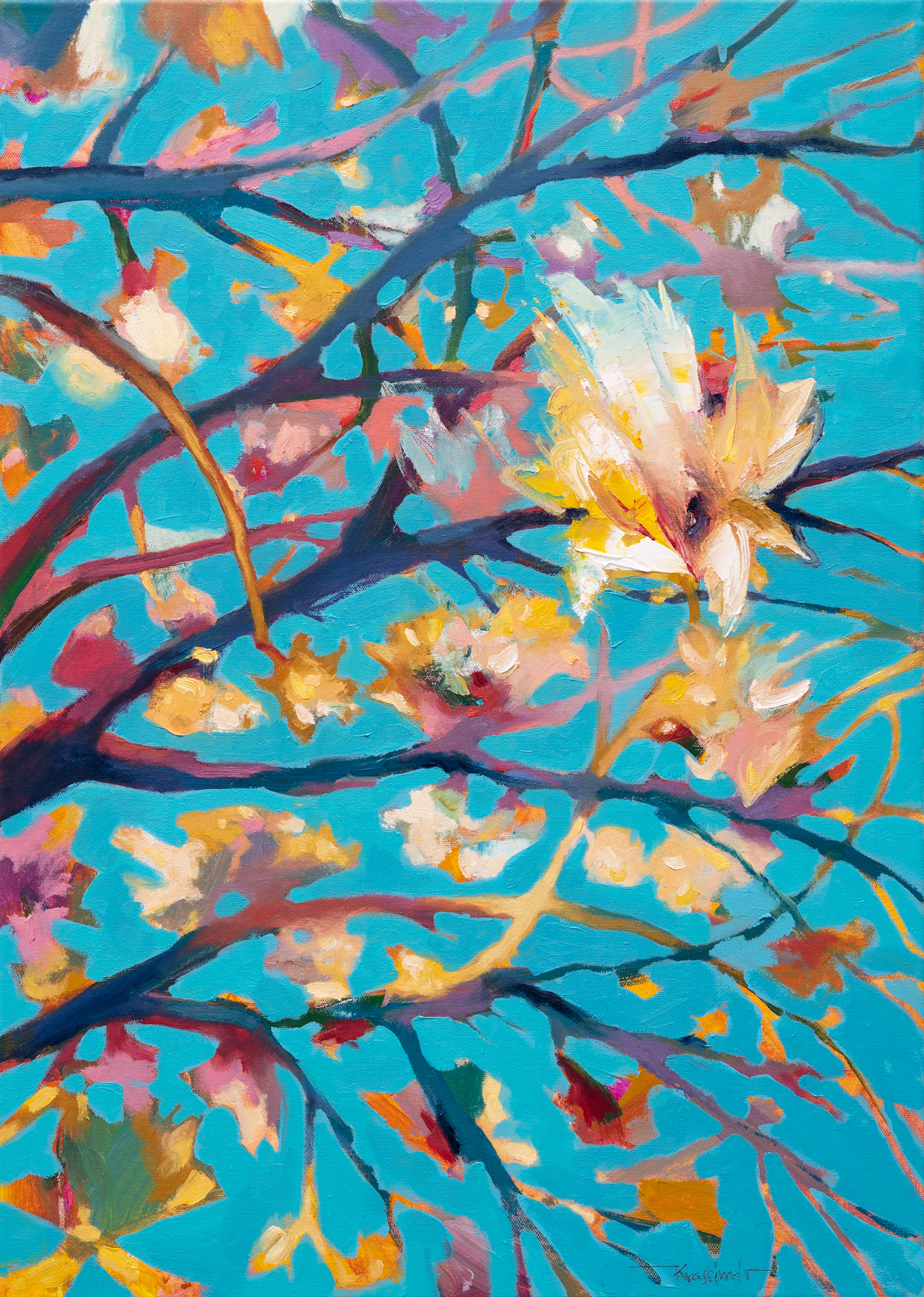 Secrets of the woods # 31, 70x50cm, Krassimir Kolev 2023