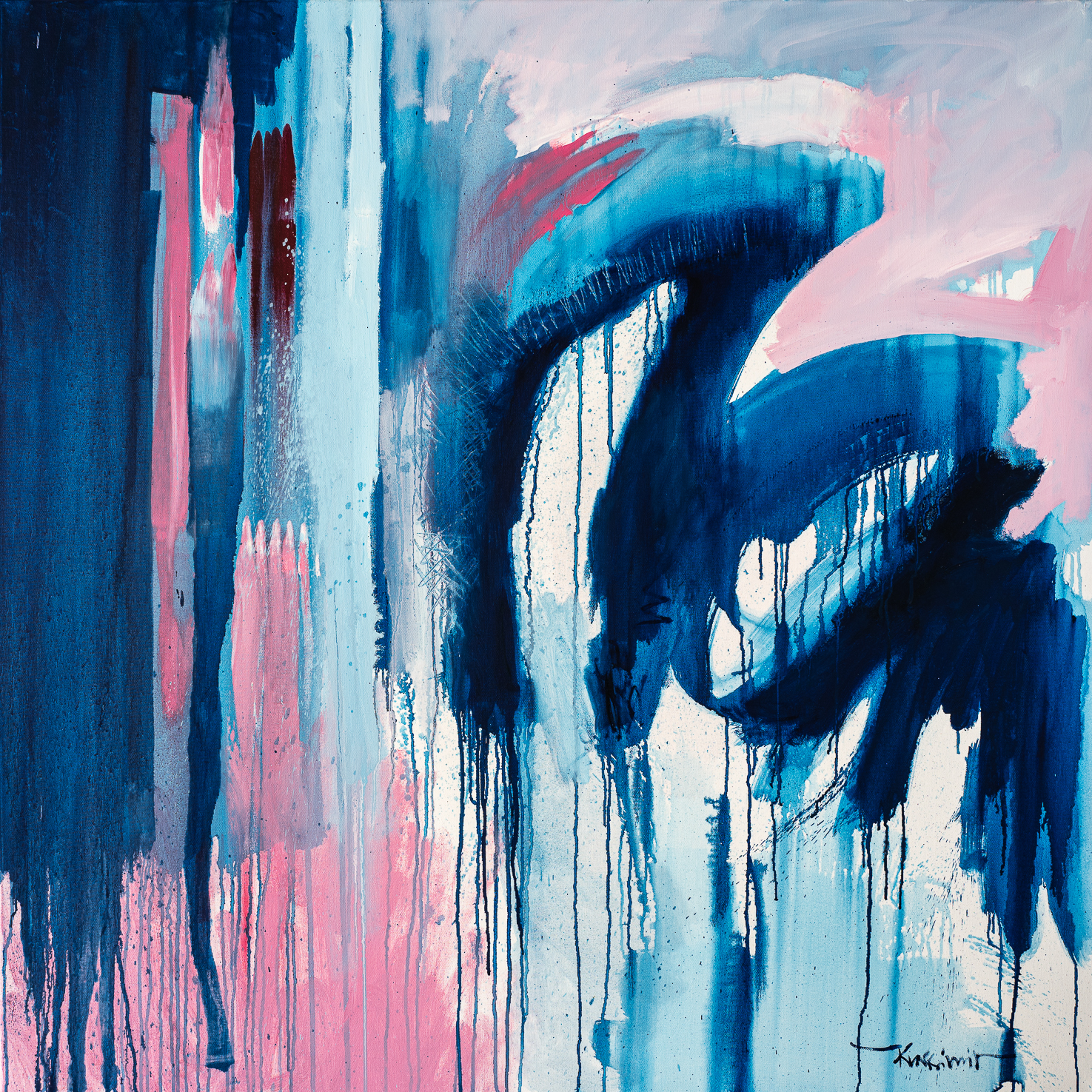 Soulscape #22, Öl auf Leinwand, 100x100cm, Krassimir Kolev 2021