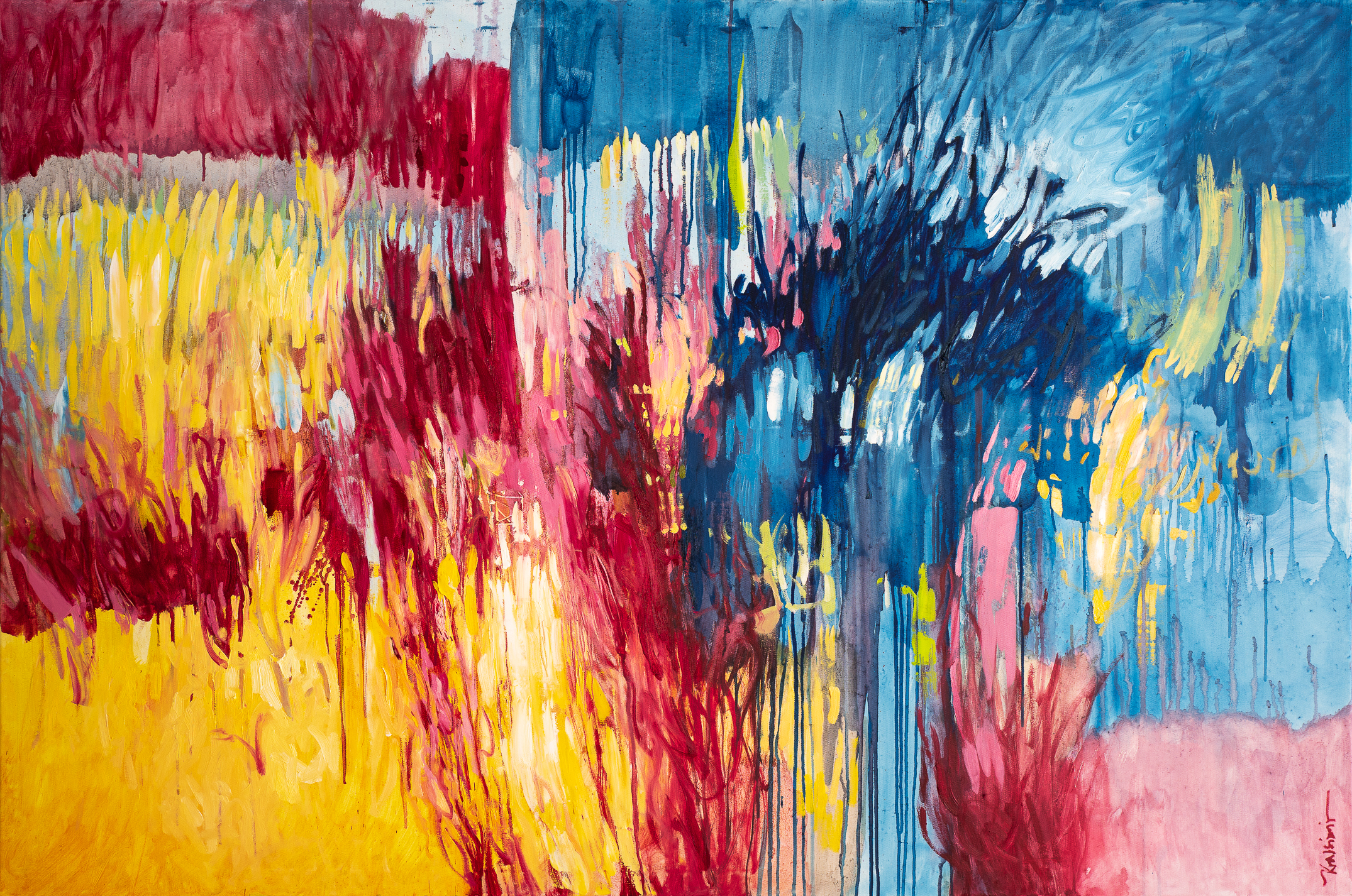 Soulscape #25, Öl auf Leinwand, 100x150cm, Krassimir Kolev 2021