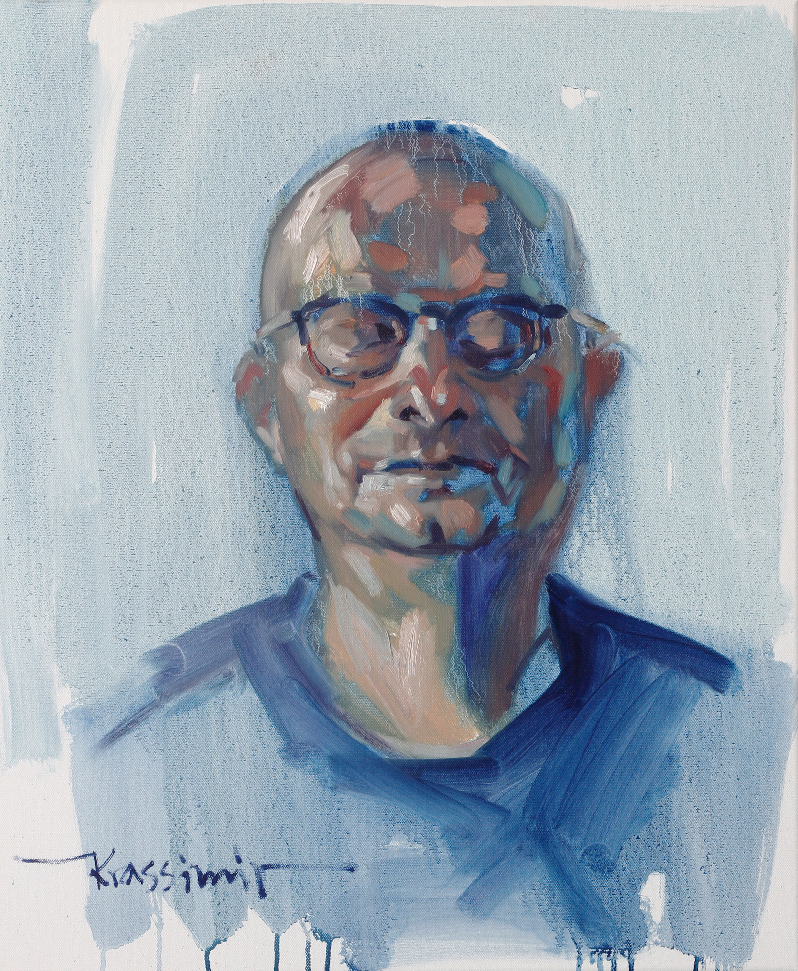Thomas, Öl auf Leinwand, 60x50 cm